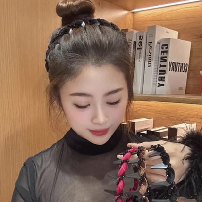 🔥Hot Sale🔥Vintage hårbånd med kunstig perle og høy kranium (50 % rabatt)