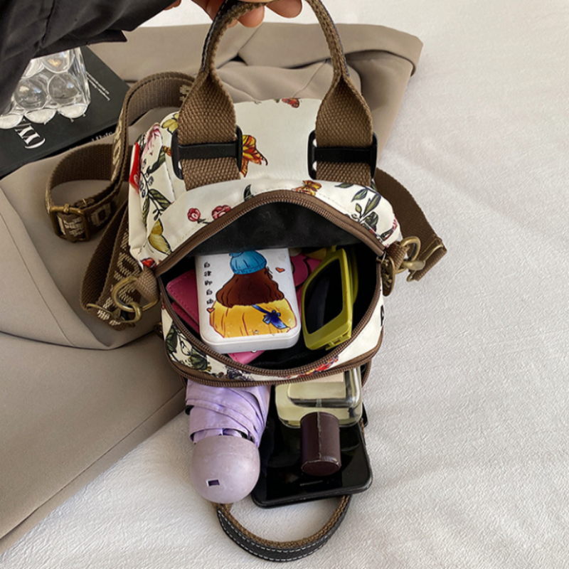 Moteveske med flerlagstrykk for kvinner