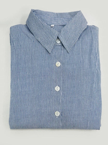 🌸Hva skal jeg ha på meg i morgen? 💐Stripet cardigan Løs, oversized, uregelmessig kjole