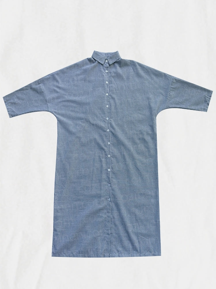 🌸Hva skal jeg ha på meg i morgen? 💐Stripet cardigan Løs, oversized, uregelmessig kjole