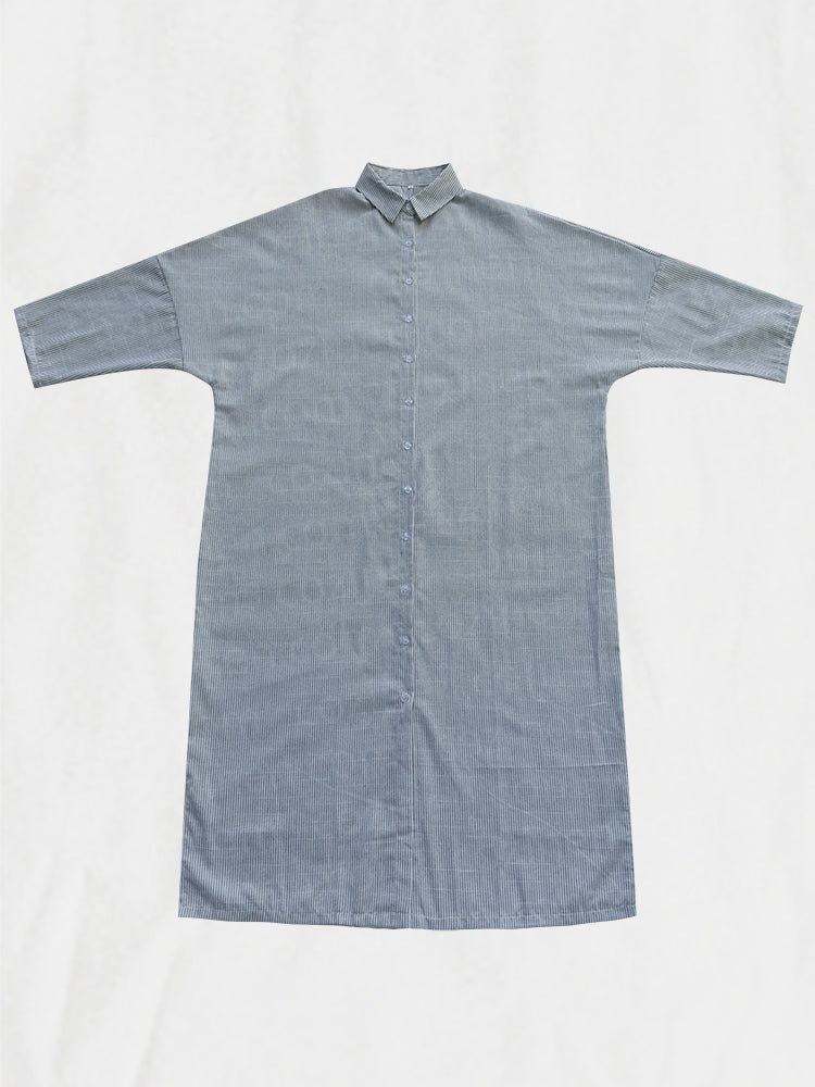 🌸Hva skal jeg ha på meg i morgen? 💐Stripet cardigan Løs, oversized, uregelmessig kjole