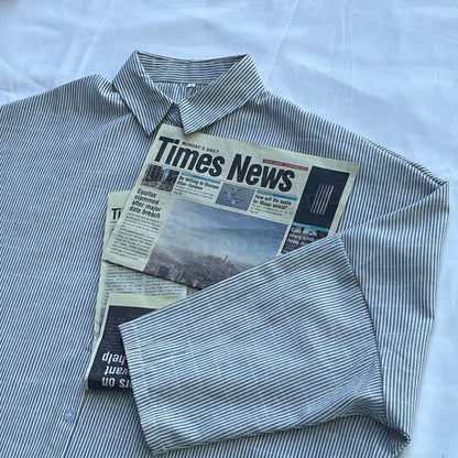 🌸Hva skal jeg ha på meg i morgen? 💐Stripet cardigan Løs, oversized, uregelmessig kjole