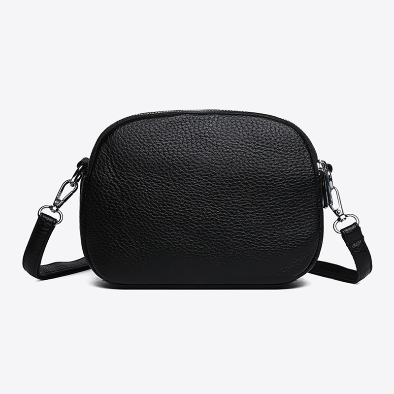👜Ensfarget lett crossbody-veske for kvinner
