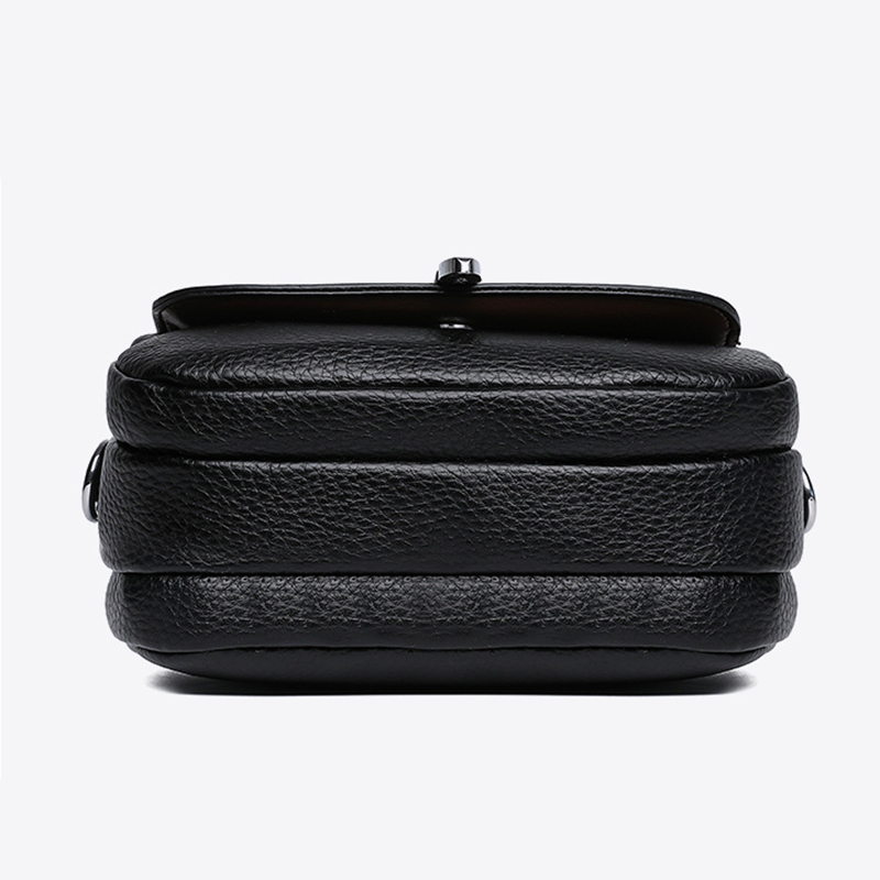 👜Ensfarget lett crossbody-veske for kvinner