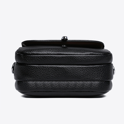 👜Ensfarget lett crossbody-veske for kvinner