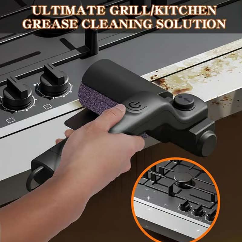 Trådløs elektrisk grillbørste