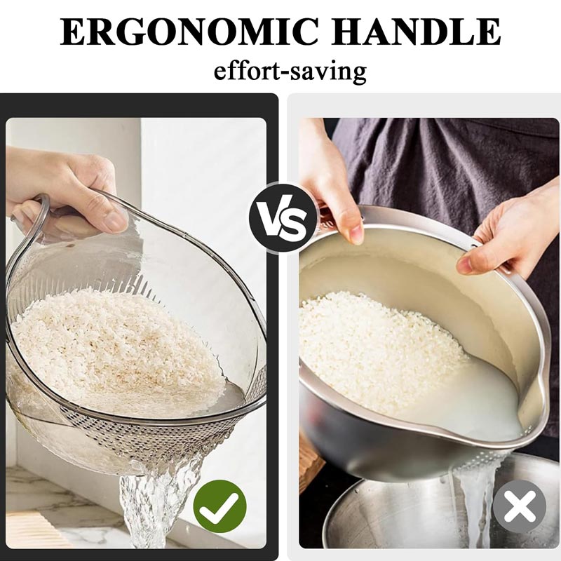 🥣 Universal risvaskesil med håndtak