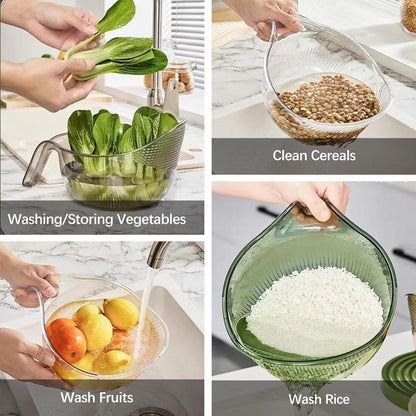 🥣 Universal risvaskesil med håndtak
