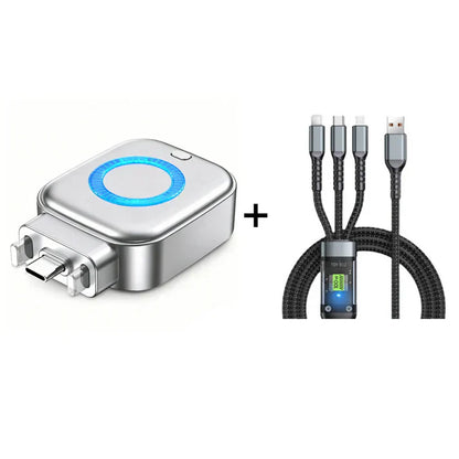 ⚡140W superrask lader med AI automatisk avstengning - USB-C PD3.1 - Intelligent batteribeskyttelse - Universal for iPhone, MacBook og nettbrett