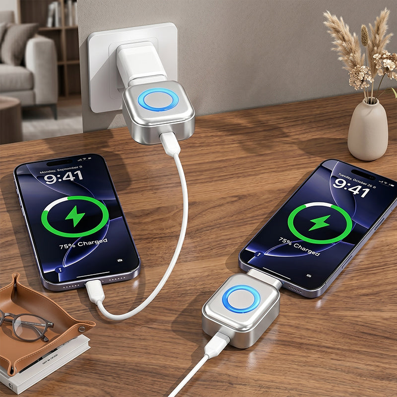 ⚡140W superrask lader med AI automatisk avstengning - USB-C PD3.1 - Intelligent batteribeskyttelse - Universal for iPhone, MacBook og nettbrett