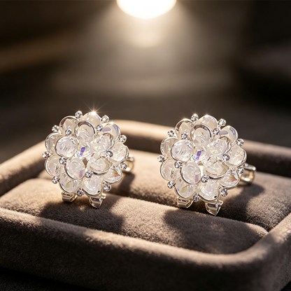 💎 Udsalg 2026 — Over 52.000 solgt!✨ Elegante blomsterøreringe – Funklende detaljer og let komfort