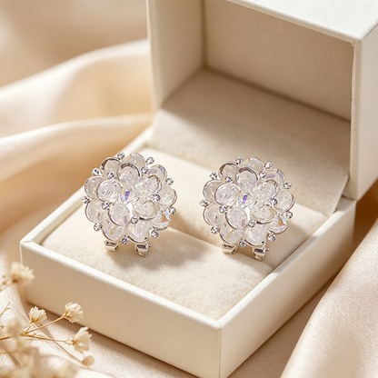 💎 Udsalg 2026 — Over 52.000 solgt!✨ Elegante blomsterøreringe – Funklende detaljer og let komfort